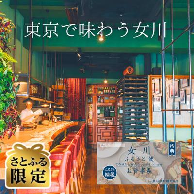 ふるさと納税 女川町 [さとふる限定]女川ふるさと便 ALMA ONAGAWA Special courseペア お食事券