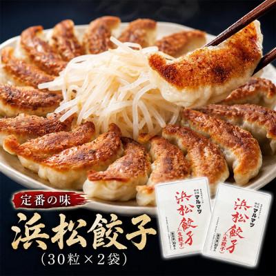 ふるさと納税 浜松市 浜松餃子[白]60粒(定番の味 30粒×2袋)総重量1.2kg
