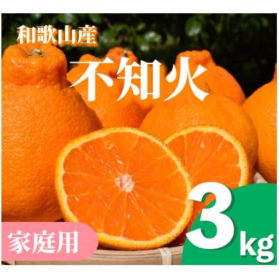 ふるさと納税 由良町 [2027年2月上旬順次発送]和歌山産 不知火(デコポン)3kg 家庭用 [まごころ手選別]