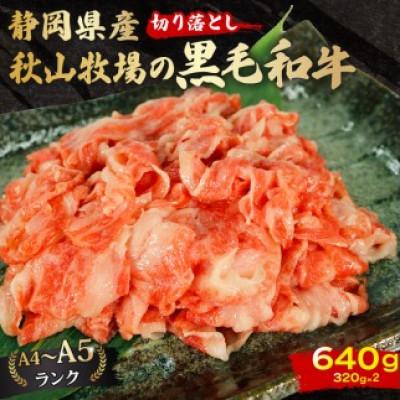 ふるさと納税 藤枝市 A4〜A5ランク静岡県産黒毛和牛切り落とし640g