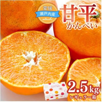 ふるさと納税 上島町 [先行受付]人気柑橘 甘平 2.5kg 愛媛県 JAおちいまばり