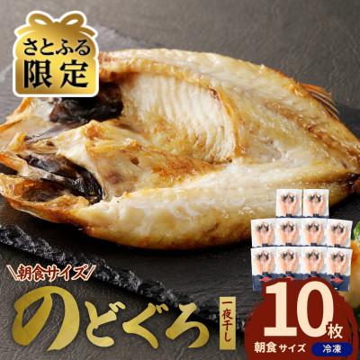 ふるさと納税 浜田市 [さとふる限定]山陰沖産 のどぐろ一夜干し 10枚セット(個包装)焼き方付き