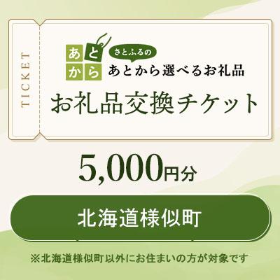 ふるさと納税 様似町 北海道様似町 お礼品交換チケット 5,000円分