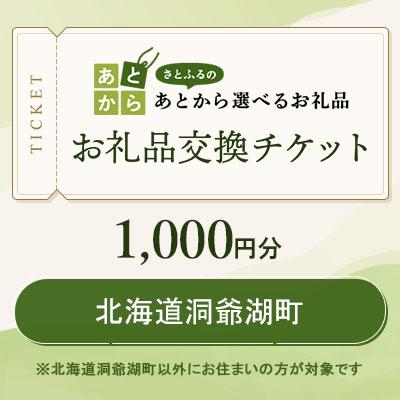 ふるさと納税 洞爺湖町 北海道洞爺湖町 お礼品交換チケット 1,000円分