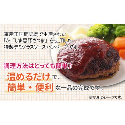 ふるさと納税 南九州市 「かごしま黒豚さつま」デミグラスハンバーグ20個セット｜y-sf｜02