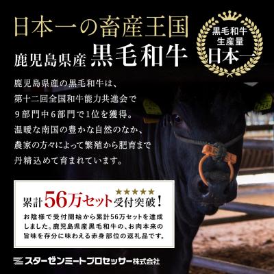 ふるさと納税 南さつま市 【鹿児島県産】黒毛和牛 赤身 もも スライス 600g すき焼き 冷凍 スターゼン |  | 03