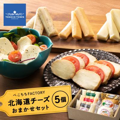 日本 当店一番人気 ふるさと納税 天塩町 べこちちFACTORY BK04 100g×5個 チーズお任せセット5種