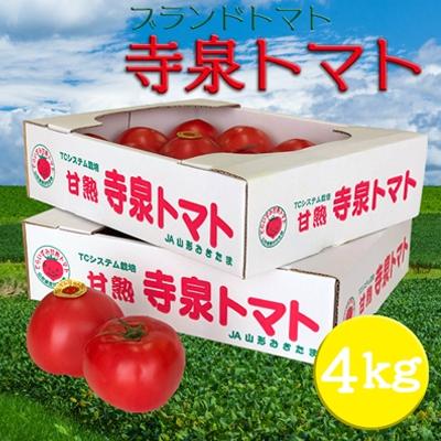 ふるさと納税 長井市 [R6年5月〜10月発送先行受付]桃太郎系ブランドトマト「寺泉トマト」約4kg(2kg×2)