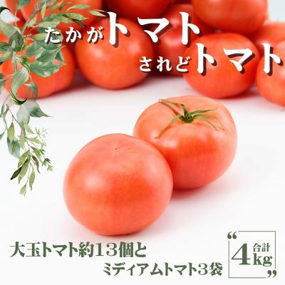 ふるさと納税 宍粟市 田中農園自慢のトマト大玉4kg