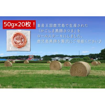 ふるさと納税 やむをえ 052-09 「かごしま黒豚さつま」ロールステーキ 