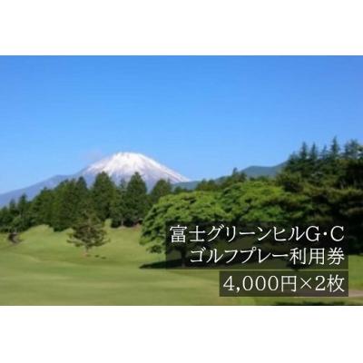 ふるさと納税 小山町 富士グリーンヒルG・Cゴルフプレー利用券 2枚 [小山町内 ゴルフ場 共通利用券]G19