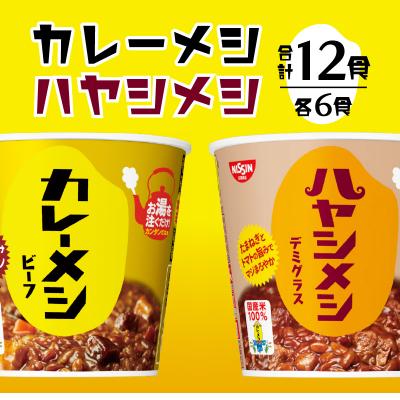 ふるさと納税 焼津市 日清カレーメシとハヤシメシ(a13-101) : さとふる