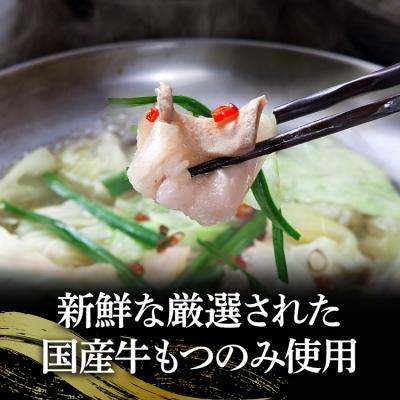 ふるさと納税 古賀市 【匠家】「鶏家」の特選もつ鍋セット(3〜4人前×3セット)_2