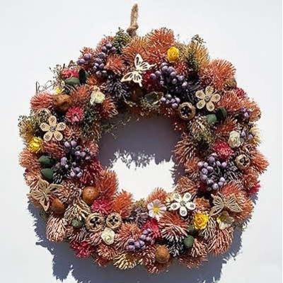 通販激安 のドライフラワーリース ふるさと納税 ふるさと納税 花 ガーデニング 佐賀市 定期便4回 ドライフラワーリース さとふる その他花 ガーデニング