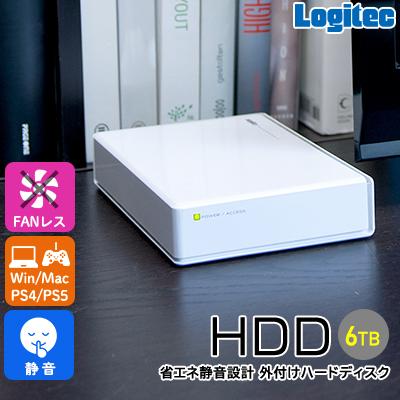 ふるさと納税 伊那市 ロジテック 2021年新作 ハードディスク HDD 6TB 白 スタンダードタイプ 日本製 LHD-EN60U3WSWH