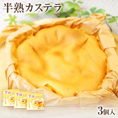 ふるさと納税 古賀市 半熟カステラ&lt;3個セット&gt; 江口製菓(株)