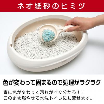 ふるさと納税 富士市 ネオ砂ブルー 環境にやさしい猫砂 ブルーに変わって後処理らくらく 12L×10袋 抗菌(1124)の画像