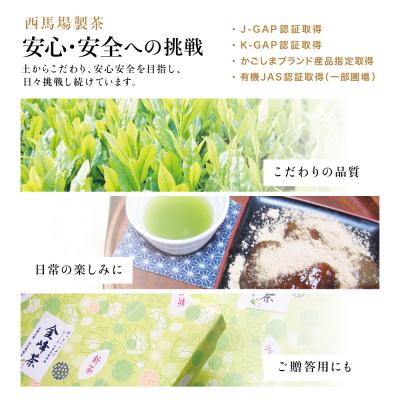 ふるさと納税 南さつま市 【新茶】 初摘み茶3本セット <2026年:5月中旬出荷開始> 西馬場製茶_3