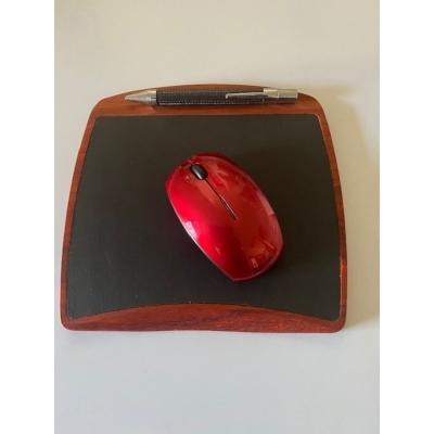 ふるさと納税 七宗町 ※素材の色を活かしたマウスパット(レッド) 