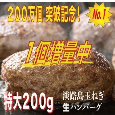 新商品 ふるさと納税 洲本市 2 3ヶ月待ち 淡路島玉ねぎ生ハンバーグ特大0g 10個セット Byb2 累計100万個突破