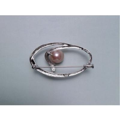 ふるさと納税 徳島市 【特選品】淡水バロック真珠ブローチ【EH006】_1