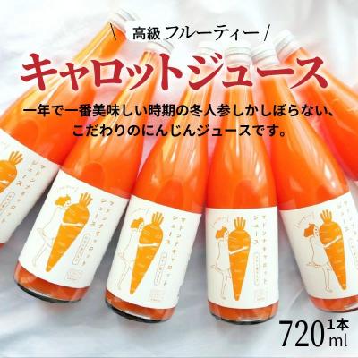 ふるさと納税 碧南市 (TVで紹介)無添加 フルーティーマドンナキャロットジュース 720ml×1