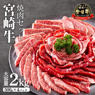 ふるさと納税 高原町 宮崎牛網焼き用・焼肉用セット(2kg) 特産品番号285