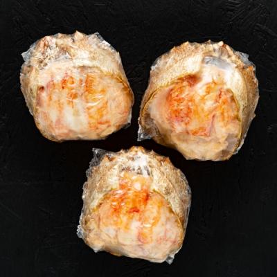 ふるさと納税 紋別市 毛ガニ甲羅盛(3個)【殻剥き不要!毛ガニの美味しいところだけをイイとこどり】 　