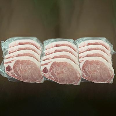 ふるさと納税 大館市 大館北秋田産豚ロース1.2kg(100g&times;4枚3パック)