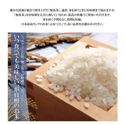 ふるさと納税 福智町 令和7年産 無洗米 元気つくし20kgの画像