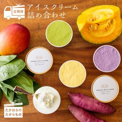 ふるさと納税 高原町 『定期便』高原アイスクリーム研究所 10か月連続