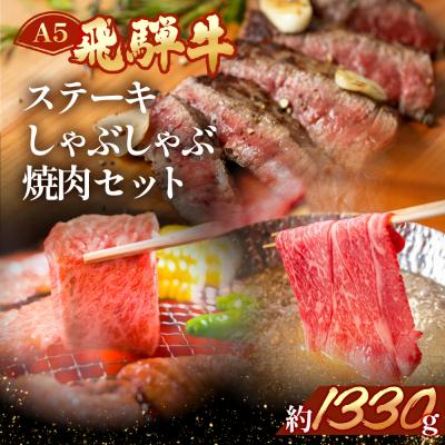 ふるさと納税 下呂市 飛騨牛 ステーキ・しゃぶしゃぶ・焼肉セット[11-58]