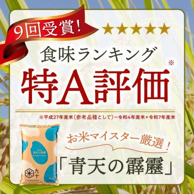 ふるさと納税 五所川原市 【令和7年産米】米 青天の霹靂 10kg 青森県産 【特A 8年連続取得 】(精米・5kg×2袋)