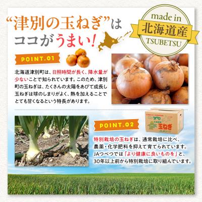 ふるさと納税 津別町 【先行受付】R8年産 特別栽培玉ねぎ 20kg