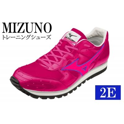 ふるさと納税 宍粟市 ミズノトレーニングシューズ　BUILT　TRAINER【ローズピンク×フラッシュピンク2E AO35