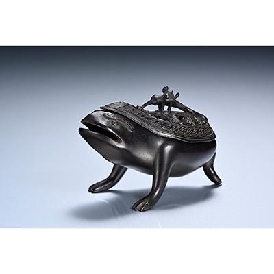 ふるさと納税 京都市 【清課堂】三足の蛙 銅・香炉 : さとふる - 通販