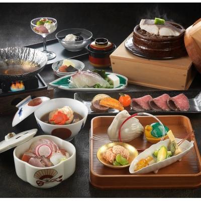 ふるさと納税 淡路市 グランドニッコー淡路 日本料理”あわみ”ペアランチ券 味覚会席 ランチ(2名様1組)