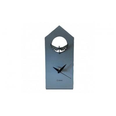 ふるさと納税 幸田町 GRAVIRoN Bird Clock ハト 酸洗鉄 (置き時計)