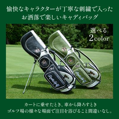ルーツゴルフ】ルーツストーリー キャディバッグ ［グリーン／ホワイト