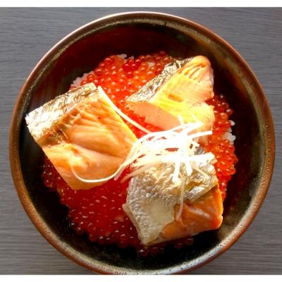 ふるさと納税 紋別市 塩紅鮭姿切身ますいくら醤油漬けセット|y-sf|04