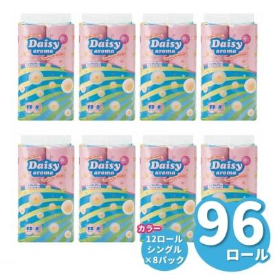 ふるさと納税 能代市 トイレットペーパー 「ディジーアロマ」 12R シングル(50m)×8パック 96個|y-sf|02