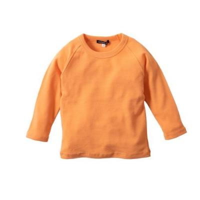 ふるさと納税 善通寺市 キッズ9分袖Tシャツ110(3)スプリングオレンジ