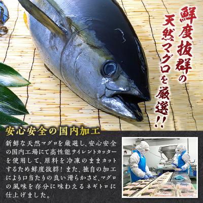 ふるさと納税 焼津市 ねぎとろ100g28P(a19-045)_3