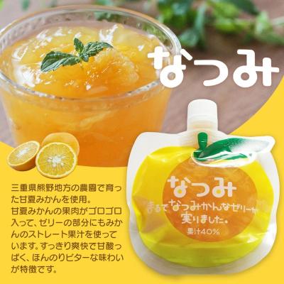 ふるさと納税 熊野市 贅沢さゼラチン詰め合わせ18個【「なるみ」「なつみ」18個】ご身寄り用