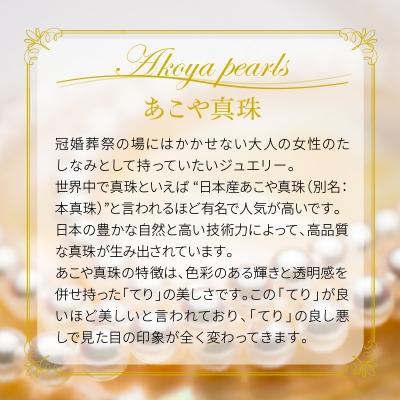 ふるさと納税 大分市 あこや本真珠グレーピアス 7mm珠ピアス 14金ホワイトゴールド_R14106_3