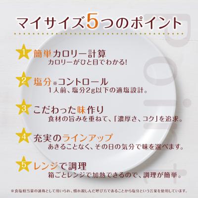 ふるさと納税 徳島市 100kcal マイサイズ　ハヤシ【CA053】｜y-sf｜03