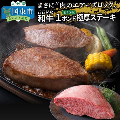 ふるさと納税 国東市 [A4〜A5等級]まさに肉のエアーズロック〃おおいた和牛1ポンド極厚ステーキ_29365A