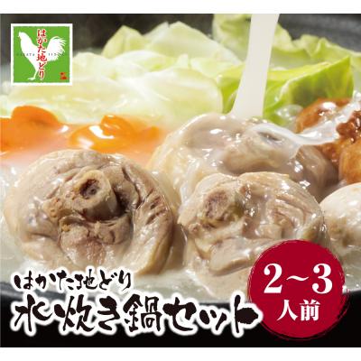 ふるさと納税 福智町 はかた地どり 水炊き(2〜3人前)