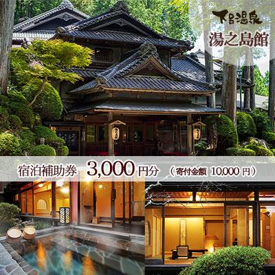 ふるさと納税 下呂市 下呂温泉 [湯之島館]宿泊補助券(3,000円相当分)[a007-2]