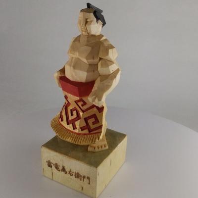ふるさと納税 東御市 郷土力士雷電 木彫人形 : さとふる - 通販